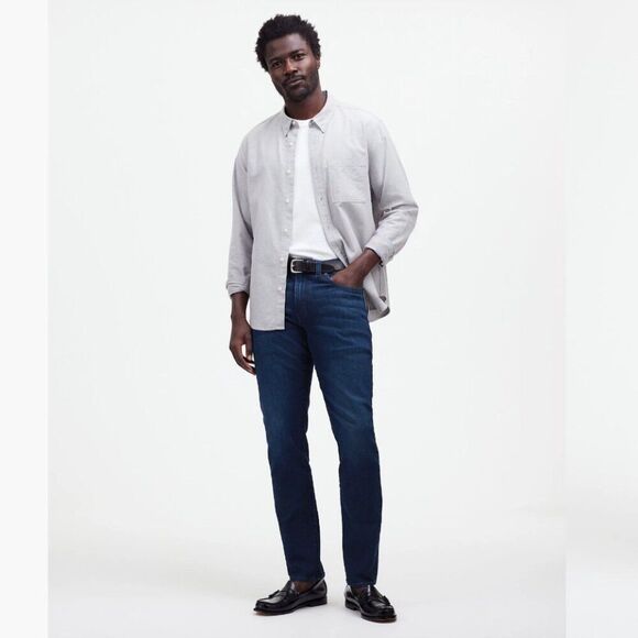 Madewell nr448 Slim Jeans: Airy Stretch Denim Edition 33/32 NWT - Picture 2 of 12